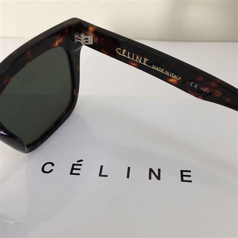 fake celine oversized sunglasses gradient|How to spot fake Celine sunglasses. Real vs fake Celine.